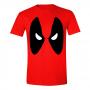 MARVEL COMICS Men's Deadpool Angry Eyes T-Shirt, Extra Extra Large, Red (TS026POOL-XXL)