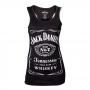 JACK DANIEL'S Old No.7 Brand Logo Tank Top, Female, Large, Black (TS300401JDS-L)