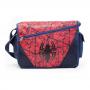 MARVEL COMICS Ultimate Spider-man Messenger Bag with Web & Logo Motif (MB00174SPN)