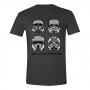 STAR WARS Men's Rogue One The Galactic Empire T-Shirt, Medium, Anthracite (TS003ROG-M)