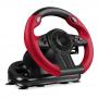 SPEEDLINK Trailblazer Vibration Effect Racing Wheel with Pedals for Microsoft Xbox One/PC, Black/Red (SL-250500-BK)