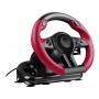 SPEEDLINK Trailblazer Vibration Effect Racing Wheel with Pedals for PlayStation PS4 and PS3/PC, Black/Red (SL-450500-BK)