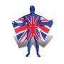 MERONCOURT Union Jack Adult Cosplay Costume Morphsuit, Medium, Multi-Colour (MFUNM)