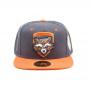 MARVEL COMICS Guardians of the Galaxy Vol. 2 Rocket Character Snapback Baseball Cap, Dark Grey/Orange (SB012202GOG)