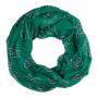 HARRY POTTER All-over Slytherin House Badge Crest Viscose Scarf, Green (SF4LZTHPT)