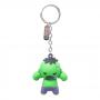 MARVEL COMICS Incredible Hulk Character 3D Pendant Rubber Keychain, One Size, Green (KE020301MAR)