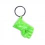 MARVEL COMICS Incredible Hulk Fist 3D Pendant Metal Keychain, One Size, Green (KE070703MAR)
