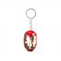 MARVEL COMICS Captain America Civil War Iron Man Mask 3D Pendant Metal Keychain, One Size, Gold/Red (KE010702CAP)
