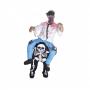 MERONCOURT Skeleton Adult Piggyback Costume (MCPBSK)