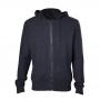 JACK DANIEL'S Embroidered Style Full Length Zipper Hoodie, Male, Small, Black (HD295055JDS-S)