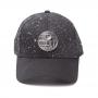 STAR WARS The Force Awakens Death Star Adjustable Cap with Metal Badge, Black (BA039909STW)