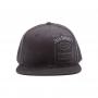 JACK DANIEL'S Bottle Logo Snapback Baseball Cap, Black (SB140100JDS)