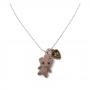 MARVEL COMICS Guardians of the Galaxy Groot Kawaii 3D Rubber Pendant Chain Necklace, One Size, Beige (JE562407MVL)