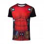 MARVEL COMICS Deadpool Men's Suit Sublimation T-Shirt, Small, Multi-colour (TS625570DED-S)