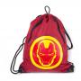 MARVEL COMICS Iron Man Rubber Print Gymbag, Red (CI327000MVL)