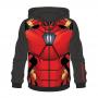 MARVEL COMICS Iron Man Sublimation Full Length Zipper Hoodie, Male, Large, Multi-colour (HD782177IRN-L)