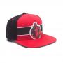 MARVEL COMICS Deadpool Stripe Badge Snapback Baseball Cap, Multi-colour (SB858761DED)
