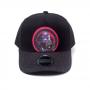 MARVEL COMICS Avengers Infinity War Thanos Patch Curved Bill Cap, Black (BA616222AVG)