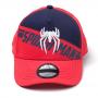 MARVEL COMICS Spider-man PS4 Embroidered Logo Print Curved Bill Cap, Red/Blue (BA813226SPN)