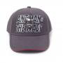 MARVEL COMICS Ant-man & The Wasp Embroidered Logo with 2D Metal Helmet Badge Curved Bill Cap, Grey/Red (BA874786ANW)