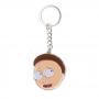 RICK AND MORTY Morty Metal Pendant Keychain, Multi-colour (KE165400RMT)