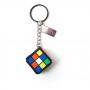 RUBIK'S CUBE 3D Rubber Pendant Keychain, Multi-colour (KE405705RBK)