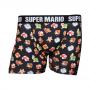 NINTENDO Super Mario Bros. Characters & Icons Underwear Boxer Shorts Underwear, Male, Small, Black (ZB240354NTN-S)