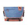 STAR WARS Han Solo Messenger Bag, Blue Melange/Orange (MB350438STW)