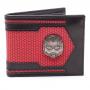 MARVEL COMICS Ant-man & The Wasp Ant-man Helmet Metal Badge Bi-fold Wallet, Male, Black/Red (MW525406ANW)