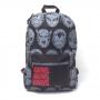 MARVEL COMICS Characters All-Over Print Backpack, Black/Grey (BP412143MVL)