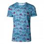 RICK AND MORTY Male Mr. Meeseeks All-over Print T-Shirt, Large, Blue (TS462228RMT-L)