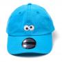 SESAME STREET Cookie Monster Embroidered Eyes Dad Cap, Blue (BA422022SES)
