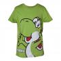 NINTENDO Super Mario Bros. Big Yoshi T-Shirt, Kid's Boy, 146/152, Years 10 to 12, Green (TS662804NTN-146/152)