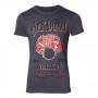 JACK DANIEL'S Old Advertising T-Shirt, Male, Small, Grey (TS050407JDS-S)