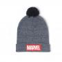 MARVEL COMICS Logo Patch Rollup Beanie, Grey (KC300481MVL)