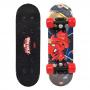 MARVEL COMICS Ultimate Spider-man Kid's 17-Inch Maple Wood Mini Skateboard Cruiser, Black/Red (OSPI247)
