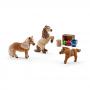 SCHLEICH Horse Club Miniature Shetland Pony Family Toy Figures (41432)