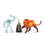 SCHLEICH Eldrador Battle for the Superweapon Frost Monster vs. Fire Lion Toy Figures (42455)