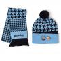 RICK AND MORTY Beanie and Scarf Gift Set, Unisex, Blue/Black (GS201170RMT)