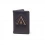 ASSASSIN'S CREED Odyssey Metal Logo Badge Premium Card Wallet, Male, Black (MW650818ACO)