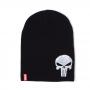 MARVEL COMICS The Punisher Skull Logo Slouchy Beanie, Unisex, Black (KC186428MVL)
