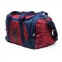 MARVEL COMICS Ultimate Spider-man Logo Duffle Bag, Unisex, Red/Blue (MB00172SPN)