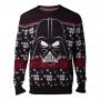 STAR WARS Star Wars The Last Jedi Darth Vader Christmas Knitted Sweater, Male, Extra Extra Large, Black (KW365064STW-2XL)