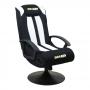 BRAZEN Stag 2.1 Bluetooth Surround Sound Gaming Chair, Black/White (17991)