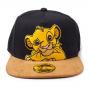 DISNEY The Lion King Simba Snapback Baseball Cap, Unisex, Black/Tan (SB340813TLK)
