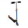HOT WHEELS Kid's Two Wheel Inline Foldable Scooter with Adjustable Handlebar and Front Plate, Multi-colour (OHOT112)