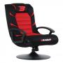 BRAZEN Pride 2.1 Bluetooth Surround Sound Gaming Chair, Black/Red (18063)