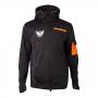 TOM CLANCY'S THE DIVISION M65 Operative Full Length Zipper Hoodie, Male, Small, Black/Orange (HD352104CGR-S)