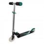 FUNBEE Kid's Two Wheel Inline Foldable Scooter with Flashing LED Wheels and Adjustable Handlebar, Multi-colour (OFUN01-LED)