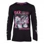 RICK AND MORTY Doodle Long Sleeve Shirt, Male, Large, Black (LS533831RMT-L)